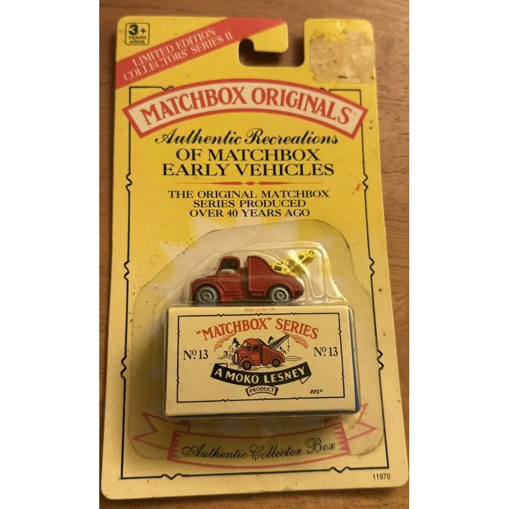 MATCHBOX ORIGINALS‎ LE SERIES II #13 BEDFORD WRECK TRUCK . (Red)
